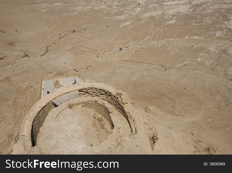 Terrace of Herod's Palace, Masada