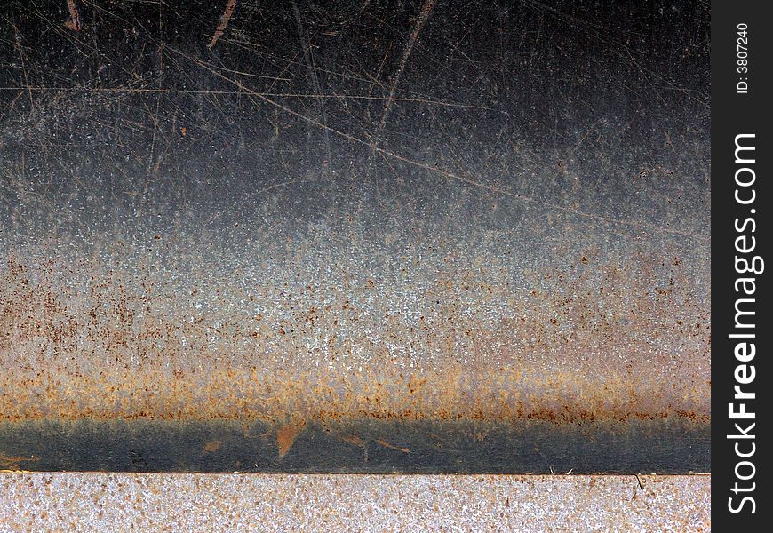 Black metal surface with rust and scratches. Black metal surface with rust and scratches