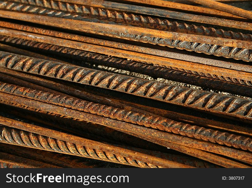 Steel rods