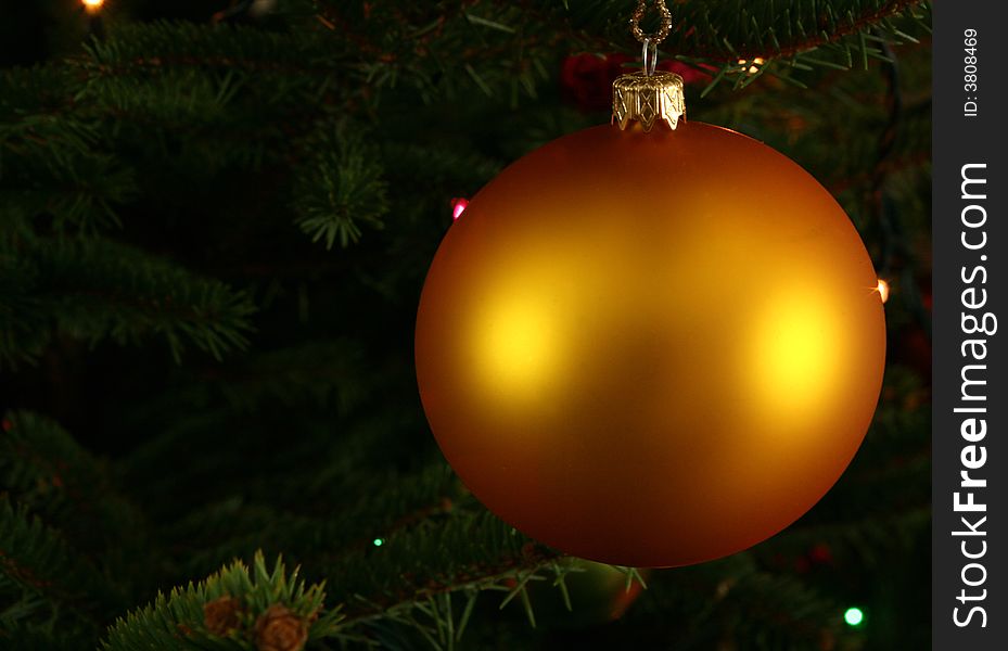 Christmas decoration - christams tree with bulbs. Christmas decoration - christams tree with bulbs