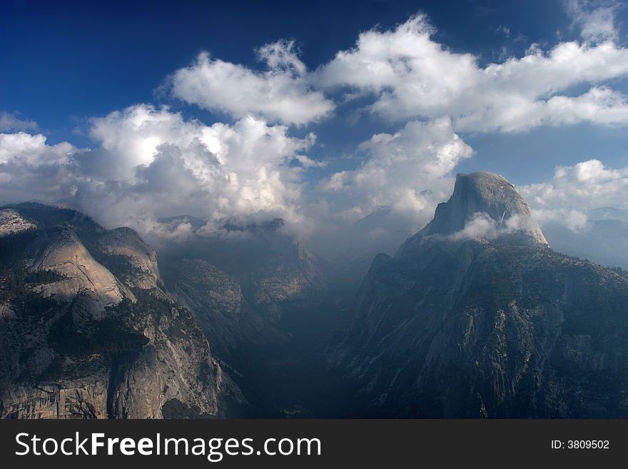 Half Dome view from Glacier Point