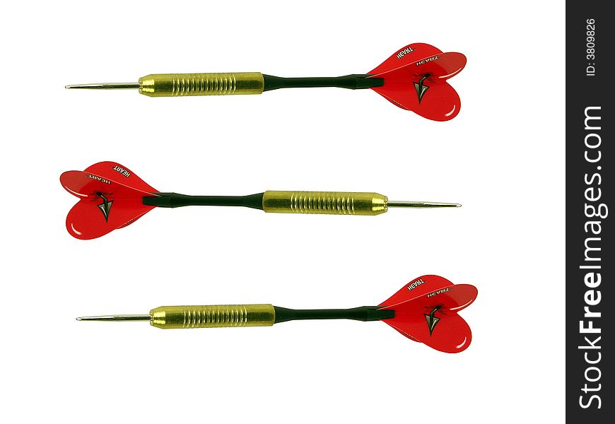 Darts for your use with  hearts with arrow valentine