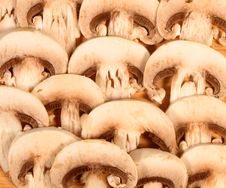Sliced Mushrooms Royalty Free Stock Image Sliced Mushrooms Royalty Free Stock Image