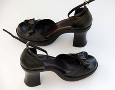 Black Womens Dress Shoes Stock Image Black Womens Dress Shoes Stock Image
