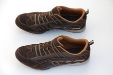 Brown Womens Sneakers Stock Photo Brown Womens Sneakers Stock Photo