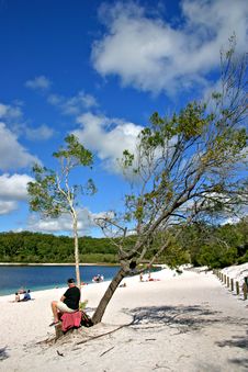 Lake McKenzie, Fraser Island, Australia Royalty Free Stock Photo Lake McKenzie, Fraser Island, Australia Royalty Free Stock Photo