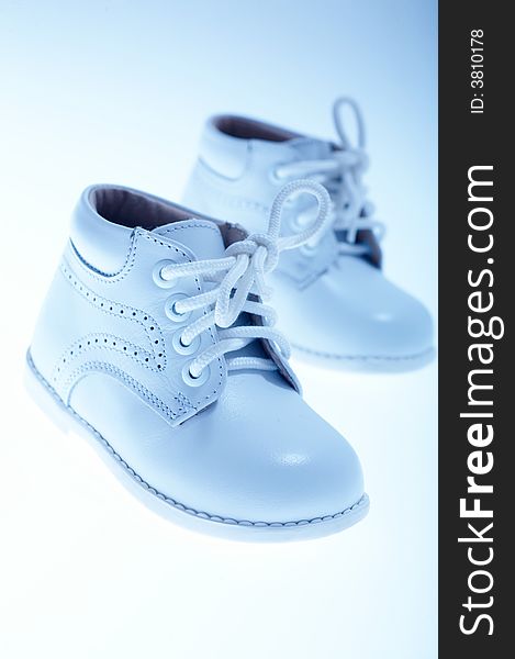 Little blue shoes for baby