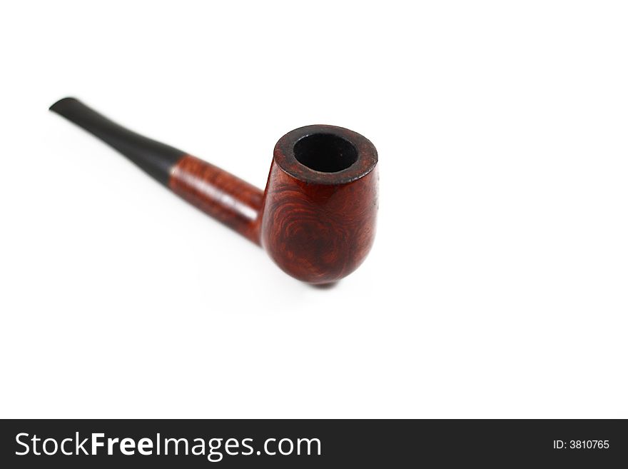 Tobacco pipe isolated on white