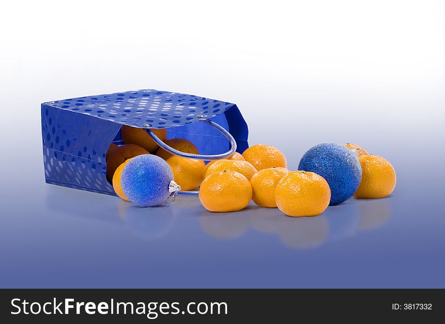 Oranges many package blue fall. Oranges many package blue fall