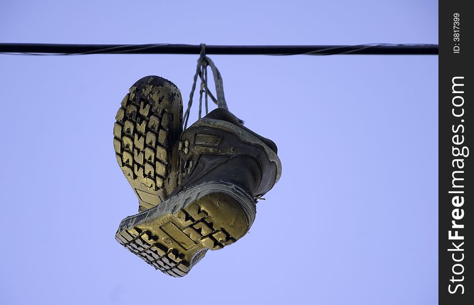 Boots On Wire