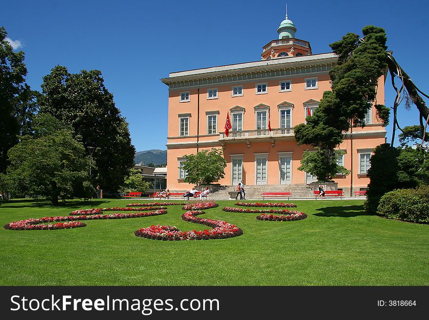 Ciani Park, Lugano, Ticino, Switzerland. Ciani Park, Lugano, Ticino, Switzerland