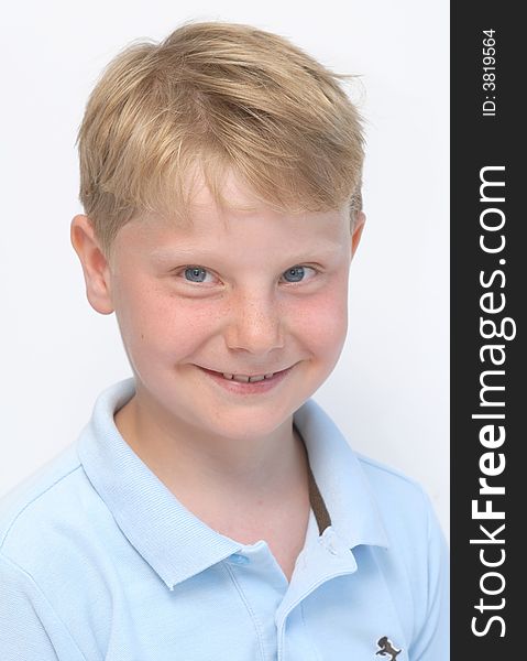 Portrait of handsome by against white background. Portrait of handsome by against white background