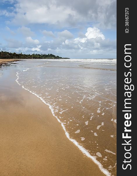 An image of the beautiful Mission Beach in Australia. An image of the beautiful Mission Beach in Australia