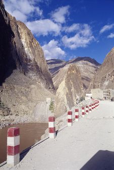 Road In The Mountains Royalty Free Stock Photography Road In The Mountains Royalty Free Stock Photography