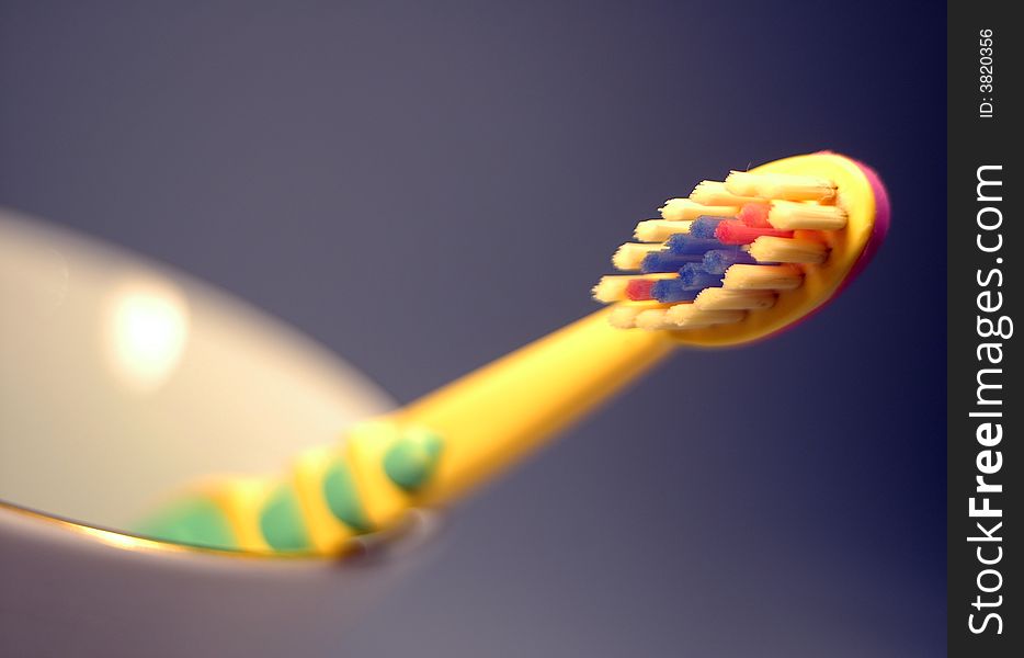 Tooth-brush without a tooth-paste