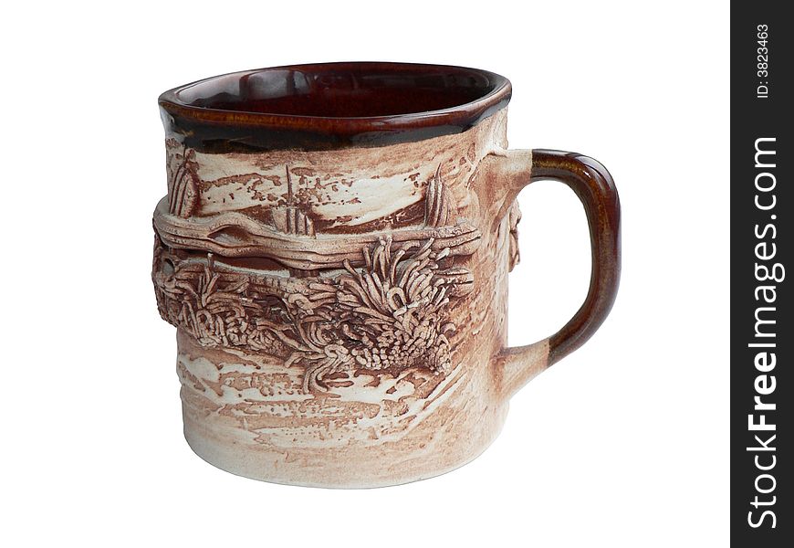 Decorative Ceramic Cup