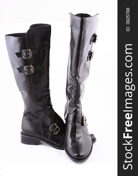 Fashionable Leather Female Boots