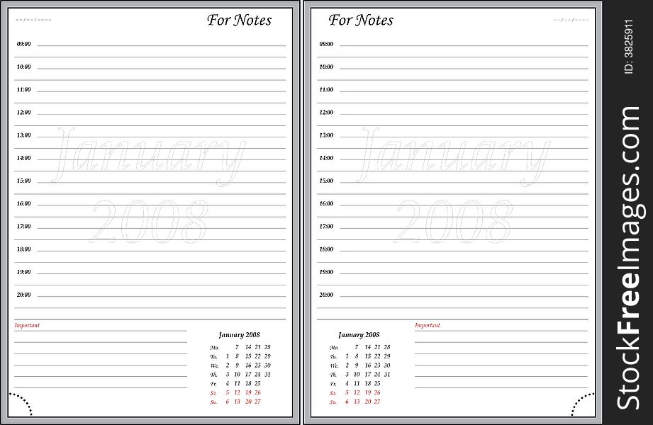 Business note pad