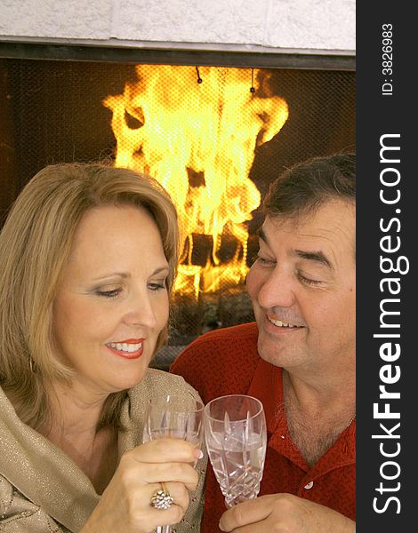 Husband and wife fireplace