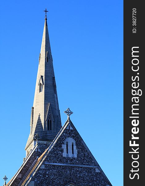 Roof of the church in Copenhagen