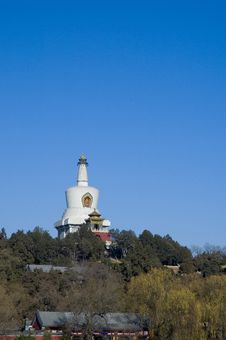 White Pagoda Royalty Free Stock Photo White Pagoda Royalty Free Stock Photo