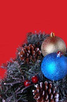 CHRISTMAS ORNAMENTS Royalty Free Stock Images