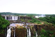 Iguassu (Iguazu; Igua�u) Falls - Large Waterfalls Stock Images Iguassu (Iguazu; Igua�u) Falls - Large Waterfalls Stock Images
