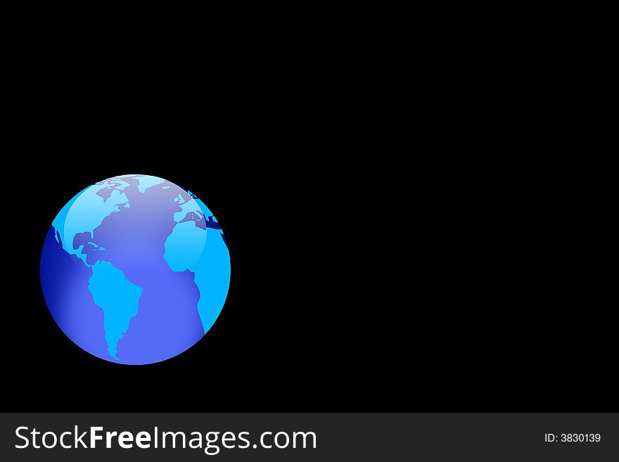 Globe Web Graphic Background