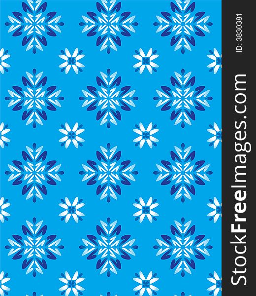 Floreal Foliage Pattern Background - Blue texture - Vector Include layer whit pattern design source. Floreal Foliage Pattern Background - Blue texture - Vector Include layer whit pattern design source