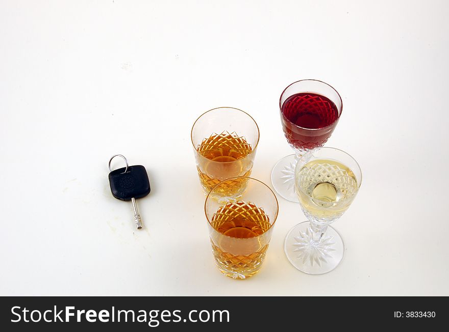 Drink and Drive on a white background. The legal drink-drive limit cannot be safely converted into a certain number of units, as it depends on several factors such as gender, body mass and how quickly your body absorbs alcohol. As a rule of thumb, two pints of regular-strength lager or two small glasses of wine would put you over the limit. It is also can in danger your life and other road user. Drink and Drive on a white background. The legal drink-drive limit cannot be safely converted into a certain number of units, as it depends on several factors such as gender, body mass and how quickly your body absorbs alcohol. As a rule of thumb, two pints of regular-strength lager or two small glasses of wine would put you over the limit. It is also can in danger your life and other road user.