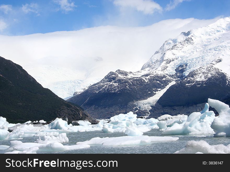 Patagonia Argentina landscape. Travel picture. Patagonia Argentina landscape. Travel picture
