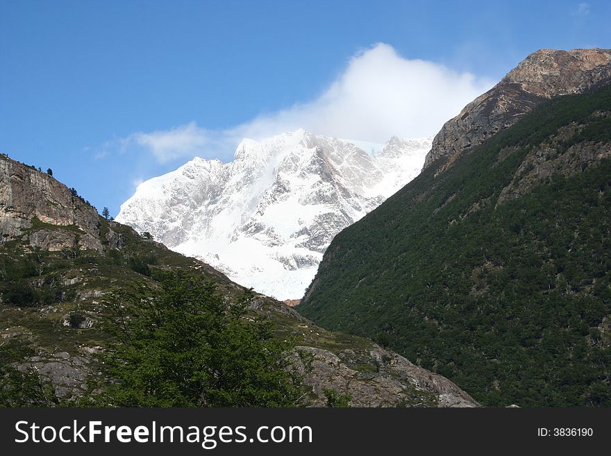 Patagonia Argentina landscape. Travel picture. Patagonia Argentina landscape. Travel picture