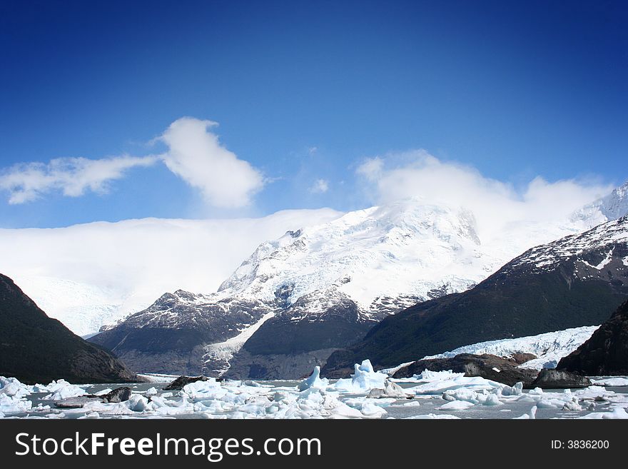 Patagonia Argentina landscape. Travel picture. Patagonia Argentina landscape. Travel picture