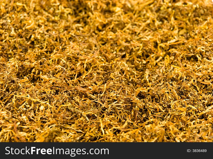 A Stack of tobacco-background of tobacco.