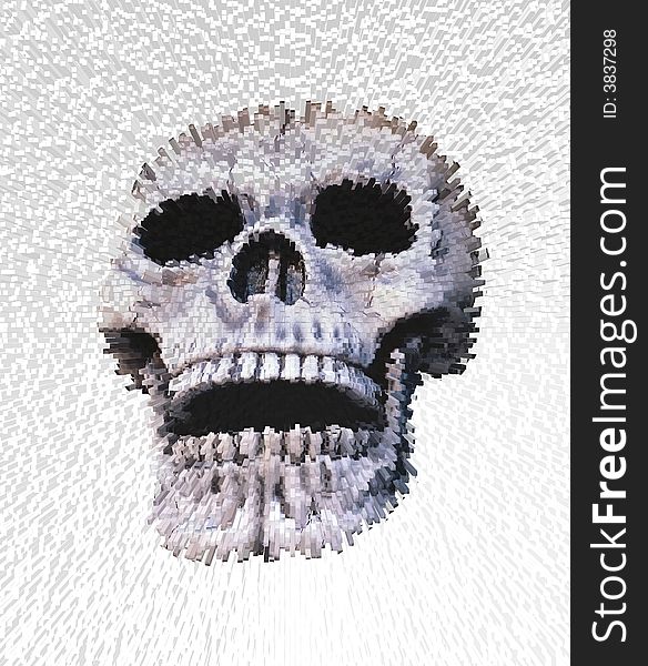 Skull - extruded