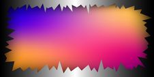 Colorframe With Jagged Border Royalty Free Stock Images Colorframe With Jagged Border Royalty Free Stock Images