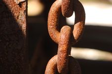 Rusted Chain Royalty Free Stock Photos