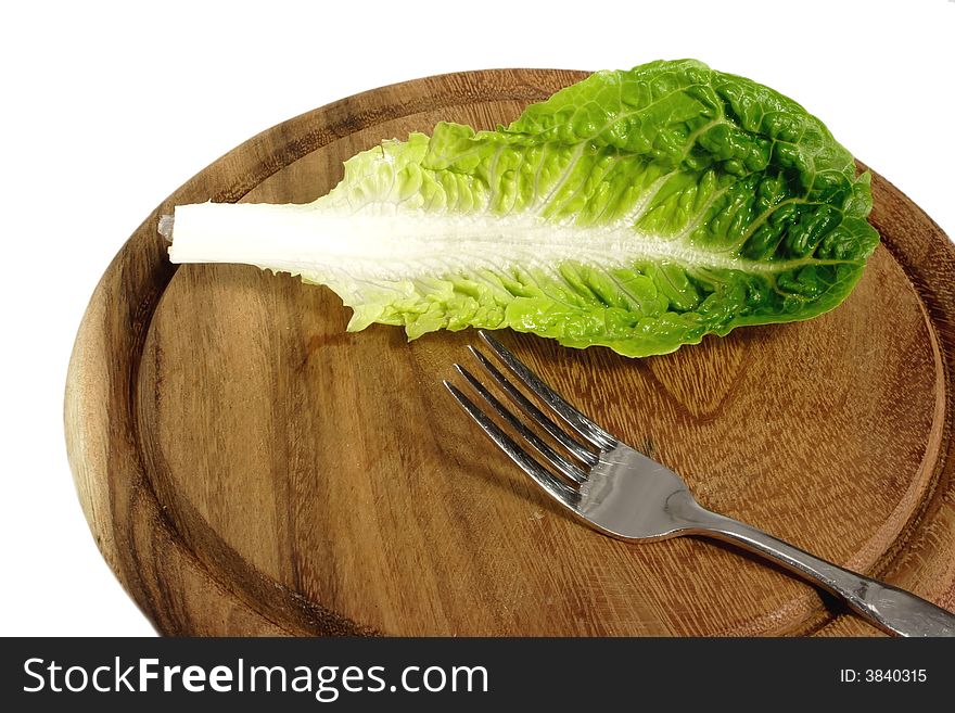 Leaf of salad