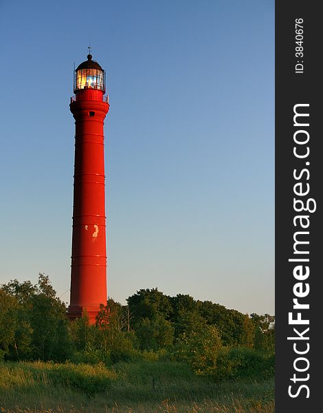 Lighthouse on the Paldiski coast, Estonia. Lighthouse on the Paldiski coast, Estonia