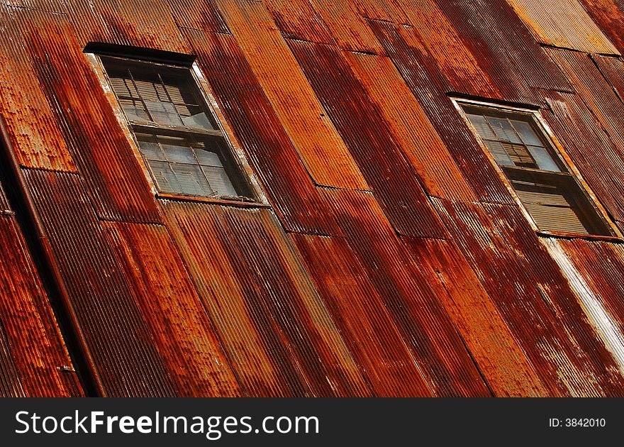 Image of a outside view of old distillery in kentucky