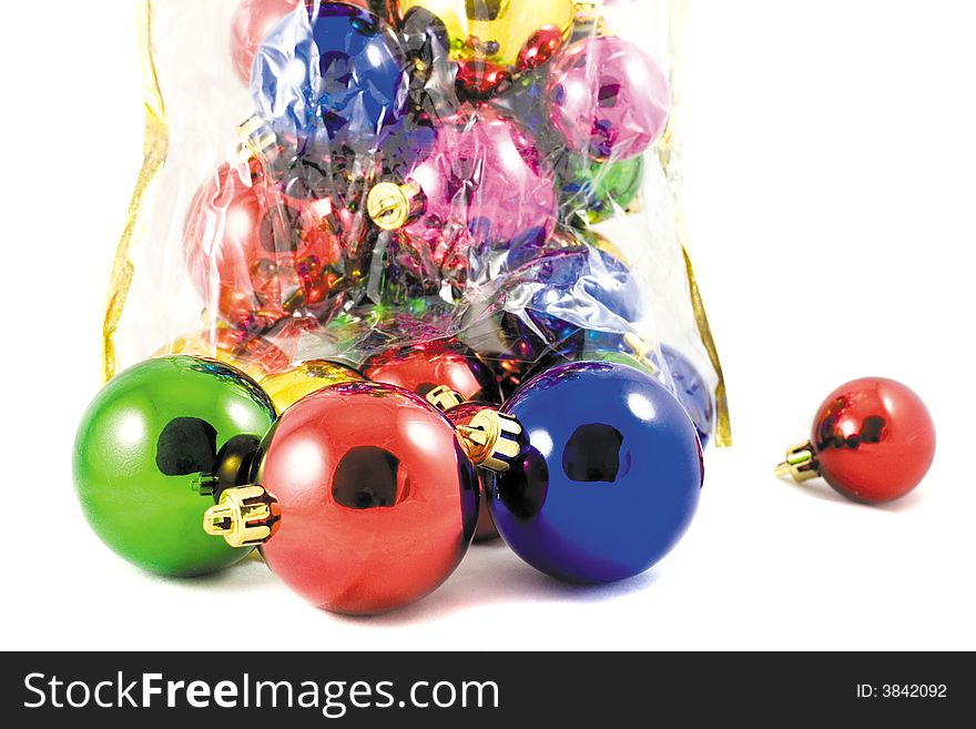 Colored Christmas Balls