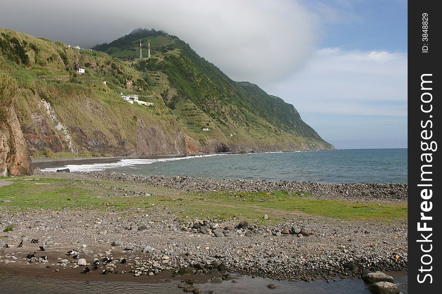 Coast of Sao Miguel island, Azores