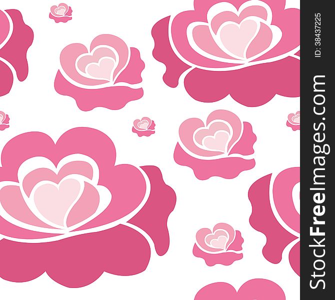 Pink Roses Pattern