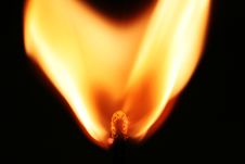 Burning Matchstick Royalty Free Stock Photo Burning Matchstick Royalty Free Stock Photo