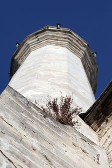Flowers On Minaret Royalty Free Stock Image Flowers On Minaret Royalty Free Stock Image