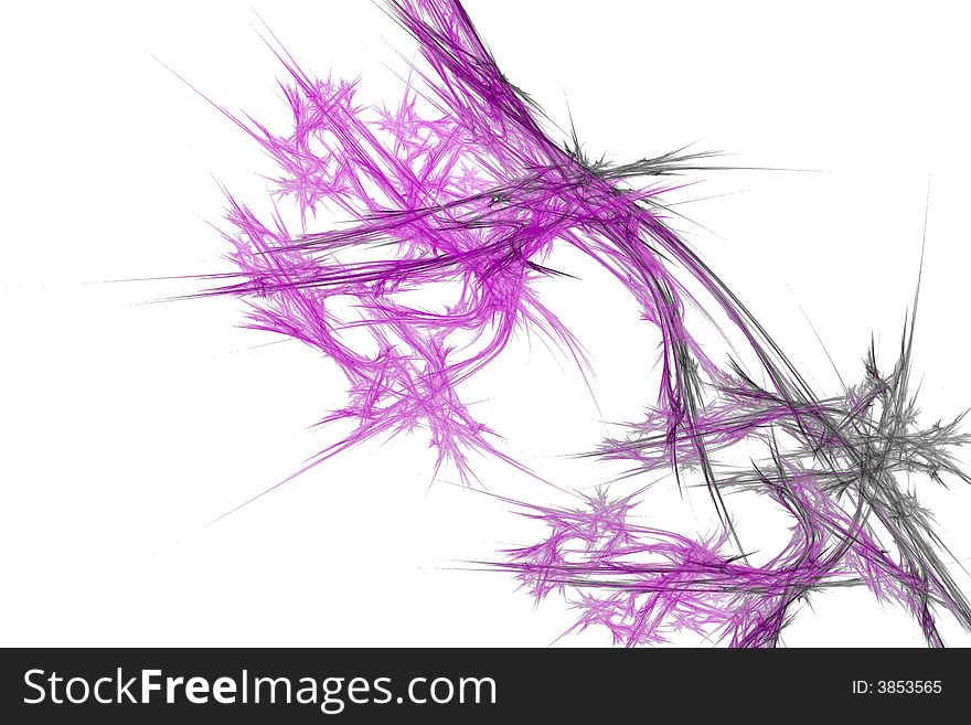 Abstract Web - Purple Strings