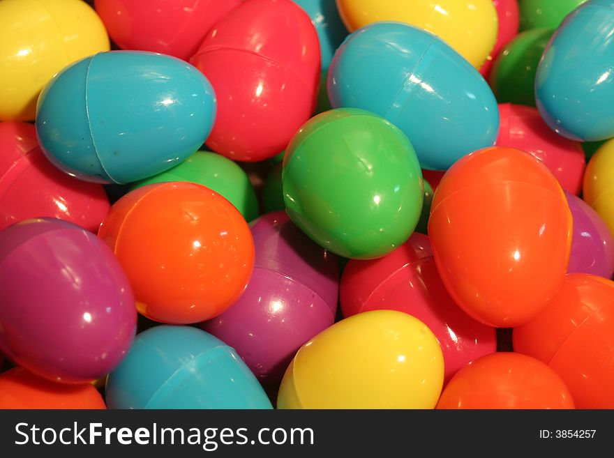 Easter Eggs in a pile. Easter Eggs in a pile