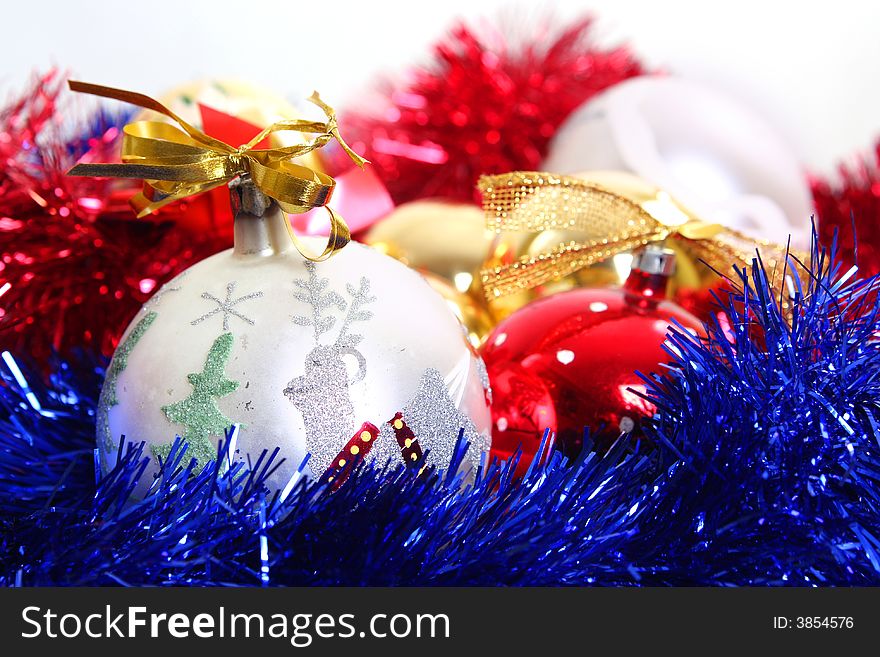 Festive star in hand, christmas ornament