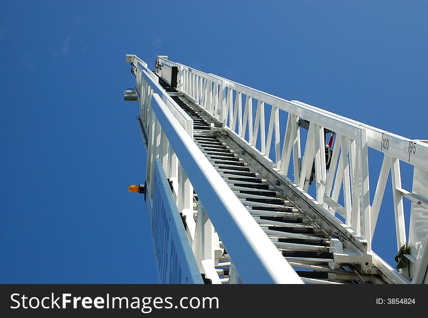 105 Foot Aerial Firefighting Ladder. Hydrolic Extension Ladder for highrise rescue and firefighting. 105 Foot Aerial Firefighting Ladder. Hydrolic Extension Ladder for highrise rescue and firefighting.