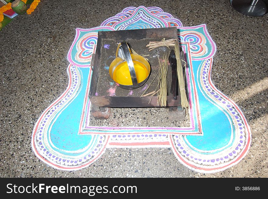 This is havankund used for puja in India. This is havankund used for puja in India.